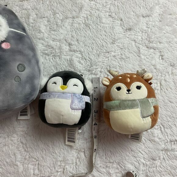 Squishmallow‎ Set Of 3 Boulder The Moon, Dawn The Deer And Luna The Penguin - Picture 7 of 11